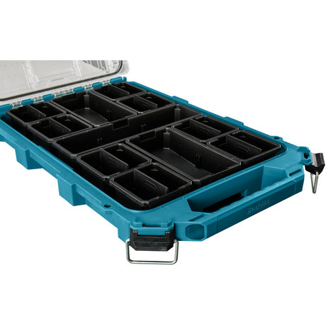 Makita Maktrak organizador plano P-91051 caja de herramientas (azul negro)