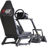 Simulador de carreras de cabina de simulador f-gt formula y gt de carreras de siguiente nivel (negro (mate))