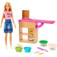 Barbie juego de barra de fideos y muñeca