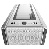 ¡Tranquilizarse! carcasa de torre midi base silenciosa 802 (blanca | 2x USB-A | 1x USB-C)