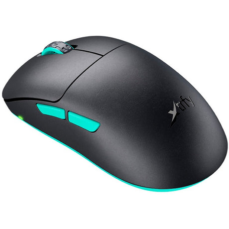 Ratón inalámbrico para juegos Cherry xtrfy m8 (negro menta, 400 - 26.000 ppp, USB 2,4 GHz)