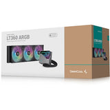 Deepcool lt360 argb refrigeración por agua (negro, conector de ventilador pwm de 4 pines)