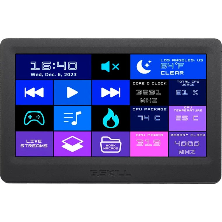 Teclado para juegos g.skill wigidash (negro)