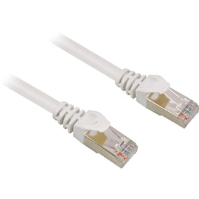 Cable de red Sharkoon SFTP, RJ-45 con Cat.6 (blanco, 15 metros)