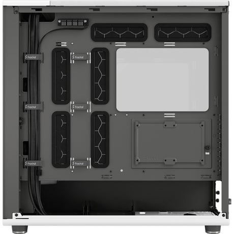 Carcasa de torre midi fractal design north xl (color madera blanca | 2x USB-A | 1x USB-C | vidrio templado)