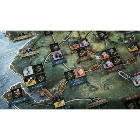 Asmodee brass: juego de mesa de lancashire (inglés, 2 - 4 jugadores, 120 - 180 minutos, a partir de 14 años)