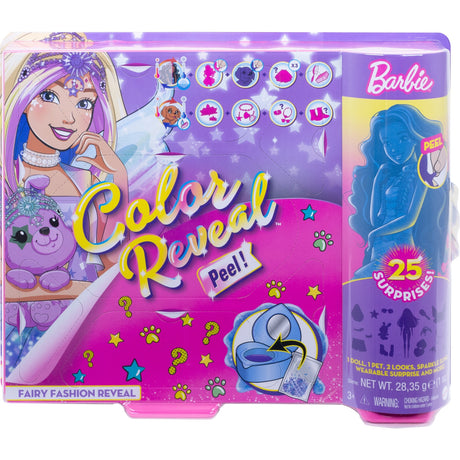 Barbie color revela - muñeca hada de moda de fantasía