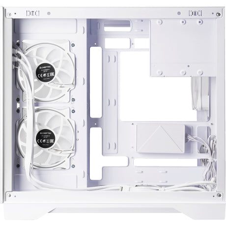 Carcasa Chieftec Visio Midi Tower (blanca | 2x USB-A | 1x USB-C | RGB | vidrio templado)