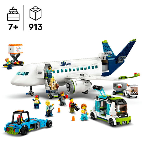 Lego city avión de pasajeros avión conjunto de juguetes - 60367