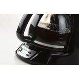 Cafetera Domo con temporizador y pantalla máquina de filtro de café do708k (negra, 1,5 litros)