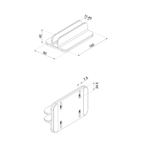 Neomounts nsls300silver soporte para portátil 11-17 estándar (plateado)