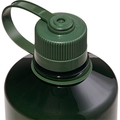 Botella de agua de boca estrecha Nalgene, botella de 1 litro (azul claro)