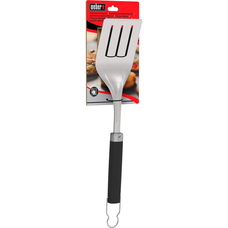 Espátula para barbacoa de precisión Weber (acero inoxidable negro)