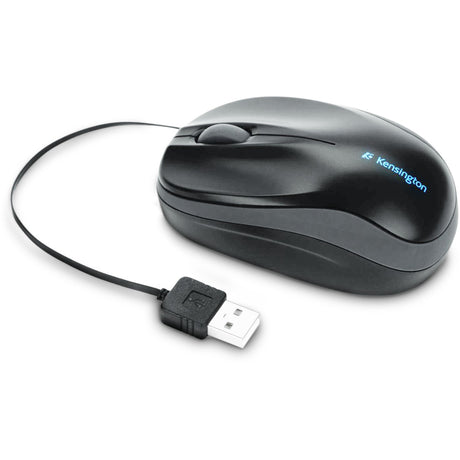 Ratón móvil retráctil Kensington Pro Fit (negro, 1000 ppp)