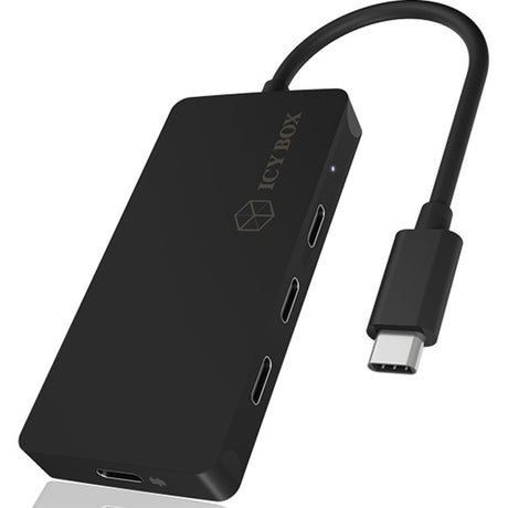 Icy box ib-hub1429-cpd concentrador usb (negro)