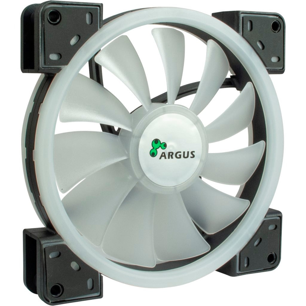 Inter-tech argus rs-141 rgb ventilador de caja (negro, 140 x 140 x 25 mm, pwm)