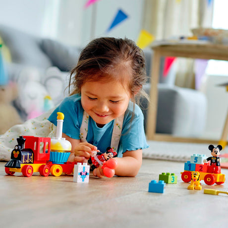 Lego duplo disney mickey minnie tren de cumpleaños, juguete para construir para niños pequeños 10941