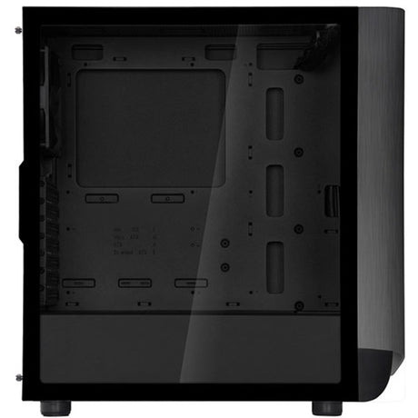 Carcasa Silverstone Seta A1 Midi Tower (titanio negro | 2x USB-A | 1x USB-C | RGB | vidrio templado)