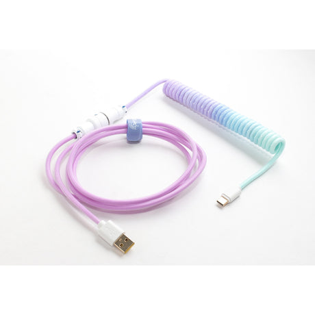 Cable en espiral Ducky v2 - cable azul