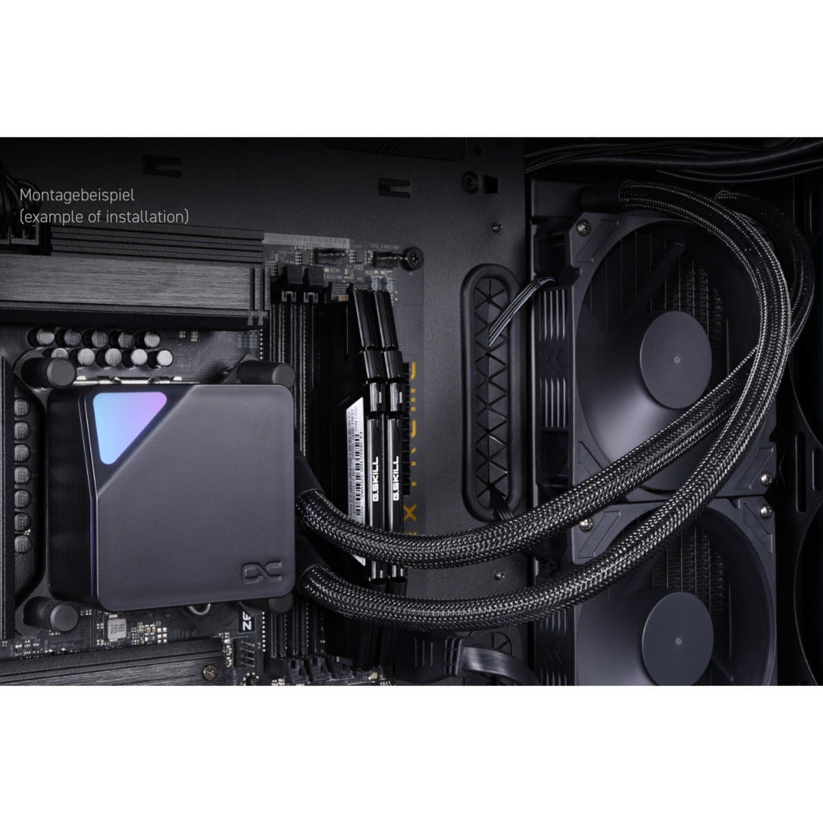 Alphacool core ocean t38 360 refrigeración por agua (negro)