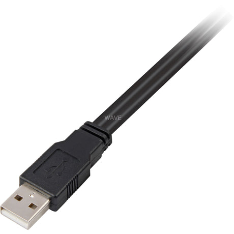 Delock Cable Y 2x USB-A 2.0 macho > 1 x cable divisor USB-A 2.0 hembra (negro rojo, 0,2 metros)