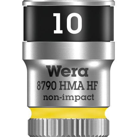 Wera cinturón a 1 juego de llaves de vaso zyklop (negro, 10 piezas, con función de sujeción, con 1 4 unidades)