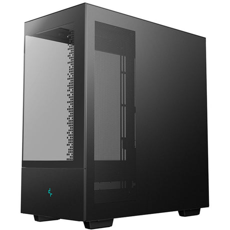 Carcasa de torre midi digital Deepcool ch690 (negro | 2x USB-A | 1x USB-C | vidrio templado)