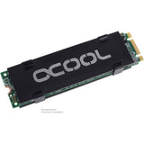 Alphacool HDX - M.2 SSD M01 - Disipador térmico de 80 mm (Negro)