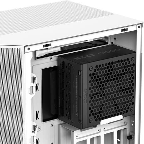 Fuente de alimentación modular nzxt c1000 gold atx 3.1 de 1000 vatios (negro, 1x 12v-2x6, 3x pcie)