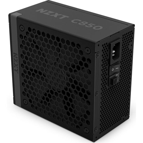 Fuente de alimentación modular nzxt c850 gold atx 3.1 de 850 vatios (negro, 1x 12v-2x6, 3x pcie)