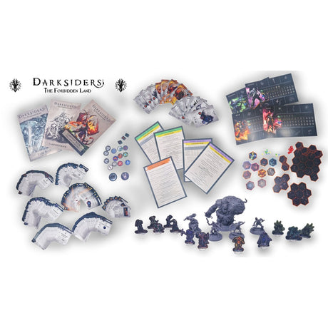 European player network darksiders: el juego de mesa la tierra prohibida (inglés, 1 - 5 jugadores, 30 - 60 minutos, a partir de 16 años)