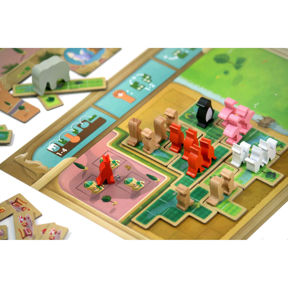 Juego de mesa White Goblin Games New York Zoo (holandés, 1 - 5 jugadores, 30 minutos, a partir de 10 años)