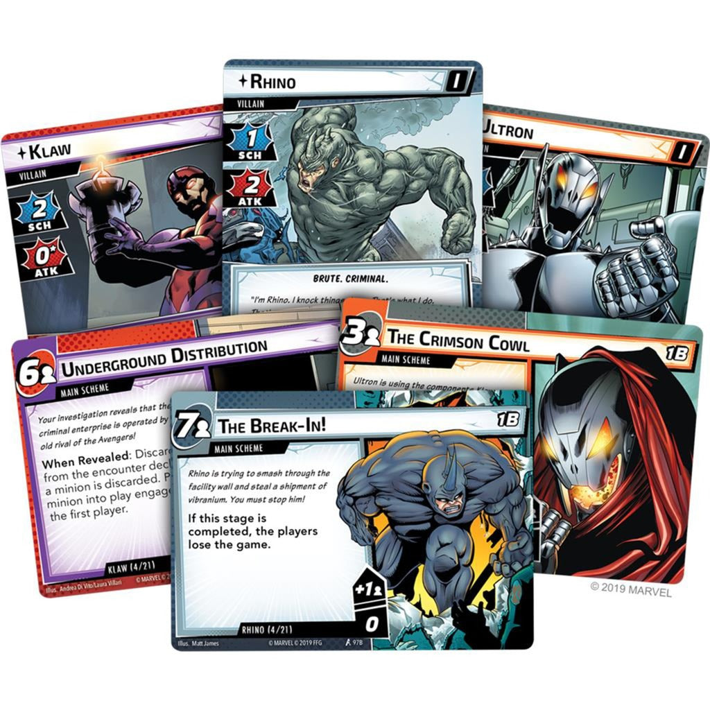 Asmodee marvel campeones: el juego de cartas lcg (eng)