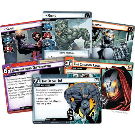Asmodee marvel campeones: el juego de cartas lcg (eng)