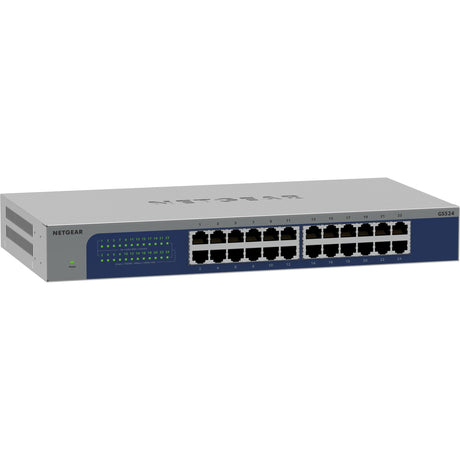 Netgear GS524 Conmutador no administrado Gigabit Ethernet de 24 puertos (gris azul)
