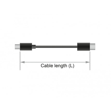 Delock Juego de cables de carga y datos USB magnéticos para micro USB USB tipo C (negro, 1,1 metros)