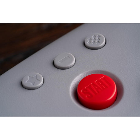 Controlador bluetooth 8bitdo 64 (gris, bluetooth 5.0 usb, switch, switch 2, pc, android)