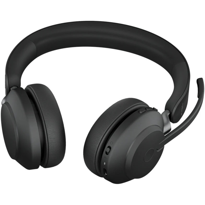 Jabra evoluciona2 65, auriculares supraaurales estéreo uc (negro, comunicación unificada, Bluetooth)