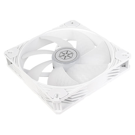 Ventilador de caja Silverstone Shark Force 140 argb (blanco, 140 x 140 x 25 mm, pwm, 4-1 pin argb (led 5v))