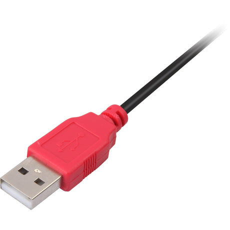 Delock 2x USB-A 2.0 macho > Cable divisor mini USB de 5 pines (negro rojo, 1 metro)