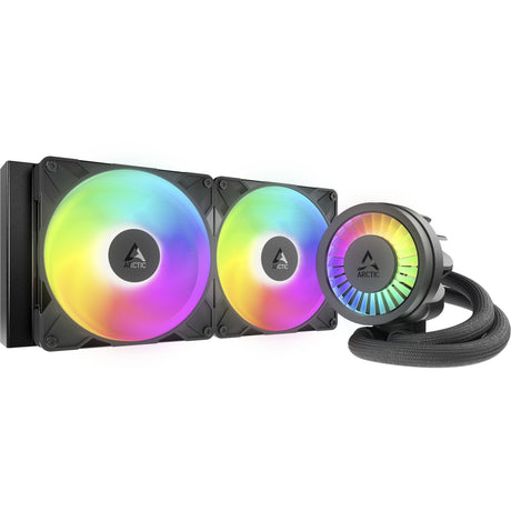 Arctic Liquid Freezer III Pro 280 A-RGB Refrigeración por agua (negro, conector de ventilador PWM de 4 pines)