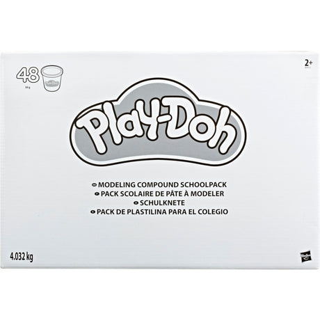 Hasbro play-doh compuesto para modelar pack escolar arcilla (48 piezas)