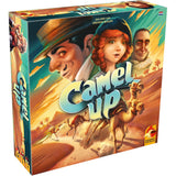 Asmodee eggertspiele camel up - juego de mesa carrera de camellos - nueva edición con palmera 3D