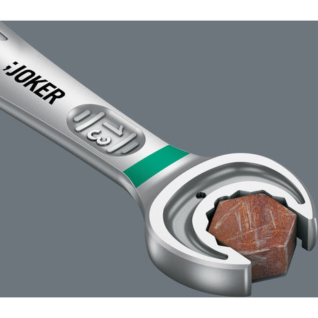 Llave de trinquete de boca y anillo con interruptor joker de Wera (ancho de llave 11)