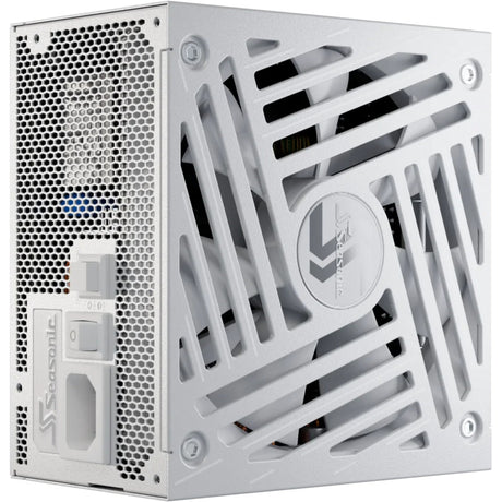 Fuente de alimentación modular Seasonic focus-gx-750-v4 atx3.0 de 750 vatios (blanca, 1x 12vhpwr, 2x pcie)