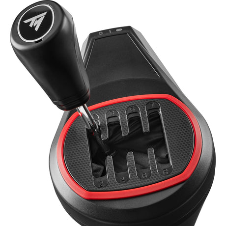 Palanca de cambios para juegos adicional Thrustmaster th8s (negro rojo, pc, playstation 4, playstation 5, xbox series x|s, xbox one)