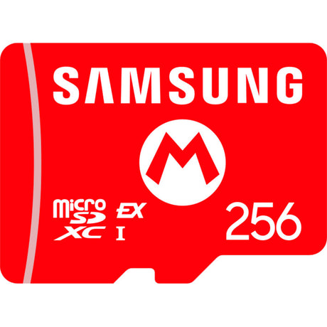 Tarjeta Samsung Nintendo Switch 2 microSD express Tarjeta de memoria de 256 GB (en diseño Mario)