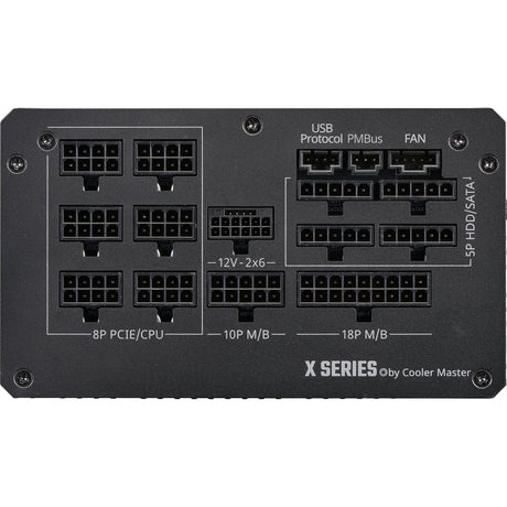 Cooler master, fuente de alimentación de 1100 vatios (negro)
