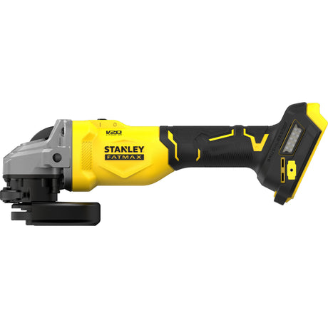 Amoladora angular Stanley fatmax v20 18v 125mm (negra amarilla, batería y cargador no incluidos)