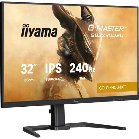 Iiyama G-Master Gold Phoenix GB3290QSU-B1 31.5 monitor gaming (negro (mate), 2x HDMI, display port, 2x USB-A, 2x USB-B, 240 Hz)